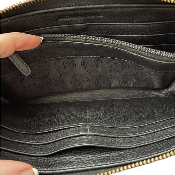 Michael Kors Soft Pebbled Leather Zip Around Wallet - Picture 10 of 15